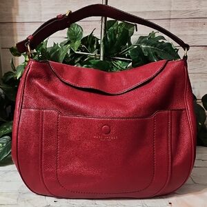 Marc Jacobs NWOT Empire City Red Leather Hobo Bag